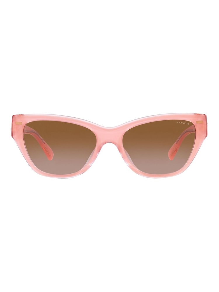 COACH Pink 0HC8370U Sunglasses - Image 2 of 8