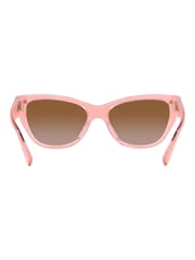 COACH Pink 0HC8370U Sunglasses - Image 5 of 8