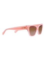 COACH Pink 0HC8370U Sunglasses - Image 8 of 8