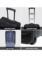 Flight Knight 55x40x20cm Ryanair Priority Soft Case Cabin Carry On Suitcase Hand Mono Canvas Luggage - Image 7 of 7