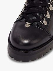 AllSaints Black Franka Ankle Calf Boots - Image 4 of 5