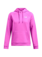 Under Armour Pink Armour Fleece Hoodie - Image 4 of 5
