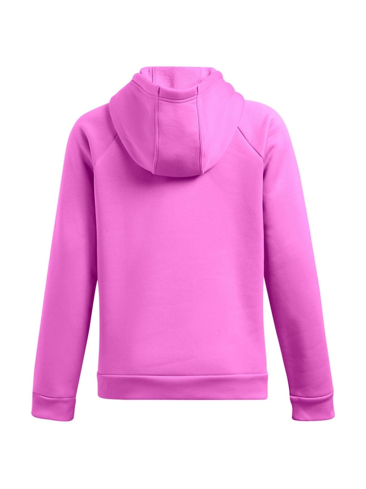 Under Armour Pink Armour Fleece Hoodie - Image 5 of 5