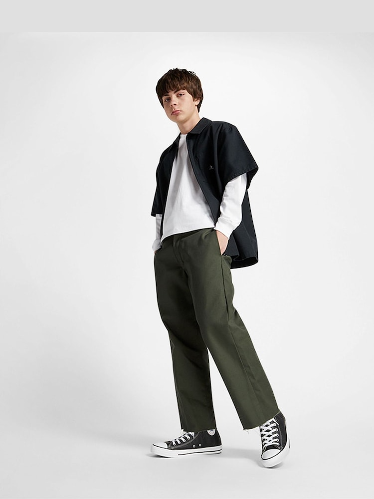 Converse Black Leather High Trainers - Image 13 of 14