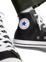 Converse høje sneakers i læder - Billede 14 af 14
