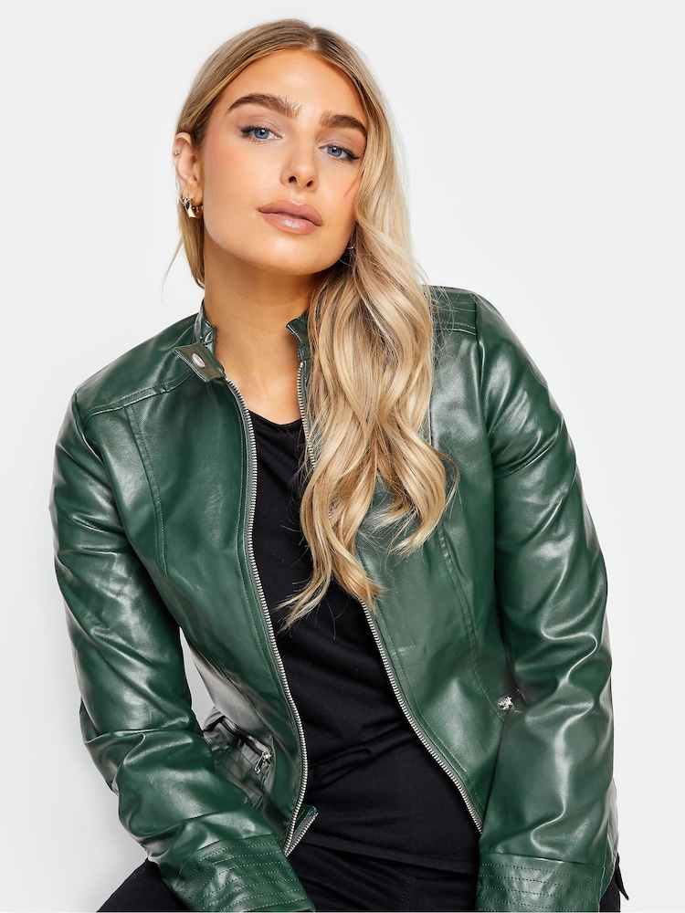 M&Co Green PU Jacket - Image 4 of 4 M&Co Green PU Jacket - Image 4 of 4
