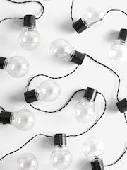 Black 40 Warm White LED Outdoor Festoon Line Lights 9.8M - Image 4 of 5