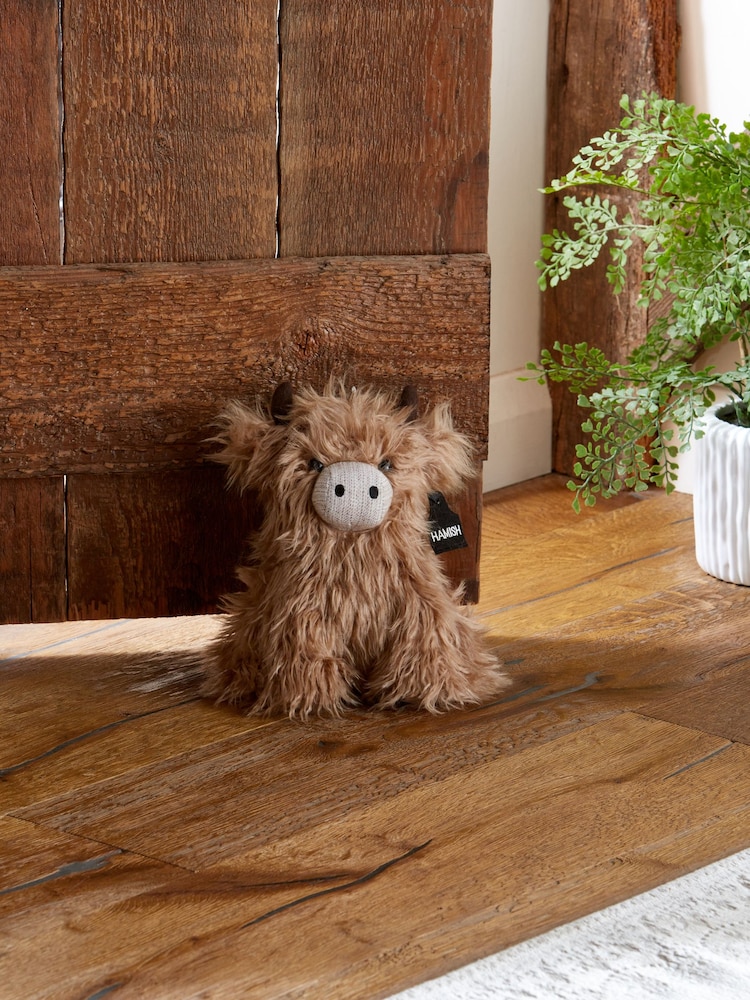 Brown Hamish The Highland Cow Doorstop - Image 1 of 4