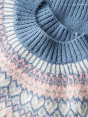 Superdry Ecru Multi Slouchy Pattern Jumper - Image 4 of 4