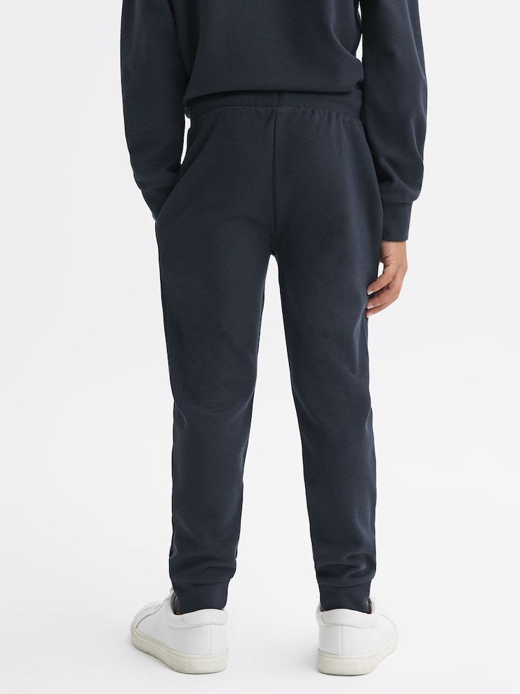 Reiss Navy Croxley 9-13 yrs Relaxed Drawstring Joggers - Image 5 of 5