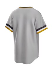 Nike Grey Pittsburgh Pirates Official Replica Cooperstown 1967-86 Jersey - Image 3 of 3