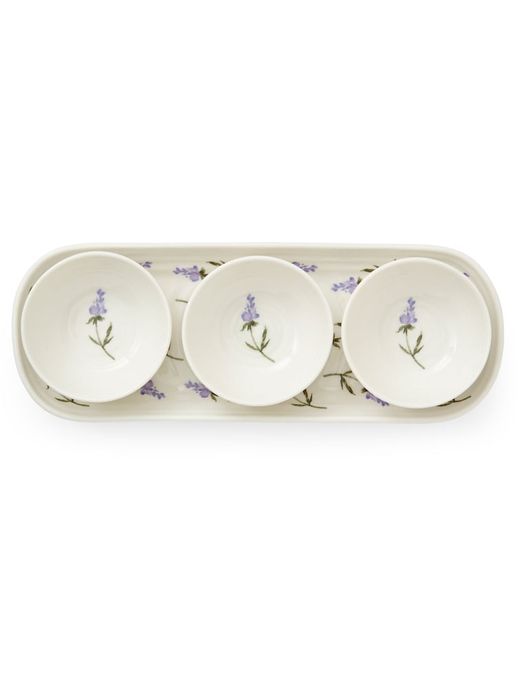 Portmeirion Lavandula 3 Bowls and Tray Set - Image 2 of 6