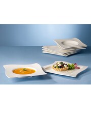 Villeroy & Boch 8 Piece White NewWave Starter Serveware Set - Image 1 of 2