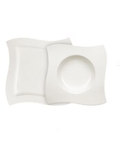 Villeroy & Boch 8 Piece White NewWave Starter Serveware Set - Image 2 of 2