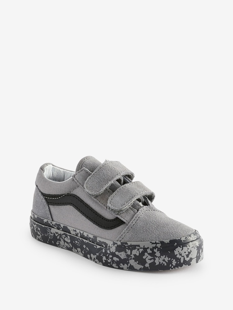 Серый - Детские кроссовки Vans Kids Old Skool V - Изображение 2 из 5