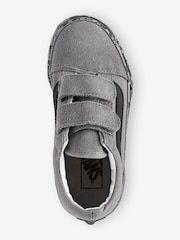 Серый - Детские кроссовки Vans Kids Old Skool V - Изображение 3 из 5