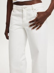 Cotton On White Low Rise Straight Jeans - Image 3 of 6