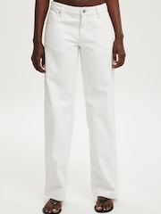 Cotton On White Low Rise Straight Jeans - Image 4 of 6