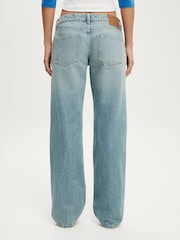 Cotton On Blue Low Rise Straight Jeans - Image 6 of 7
