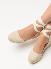 LK Bennett Natural Maureene Casual Sandals - Image 1 of 4