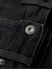 Superdry Dark Black Vintage Mid Rise Skinny Jeans - Image 7 of 7