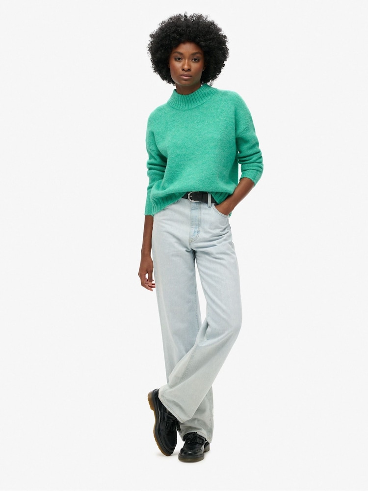 Superdry de gola falsa Essential Jumper - Imagem 2 de 5