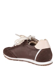 Коричневий - Jones Bootmaker Alara Cushioned Lace Up Trainers - Image 3 of 6