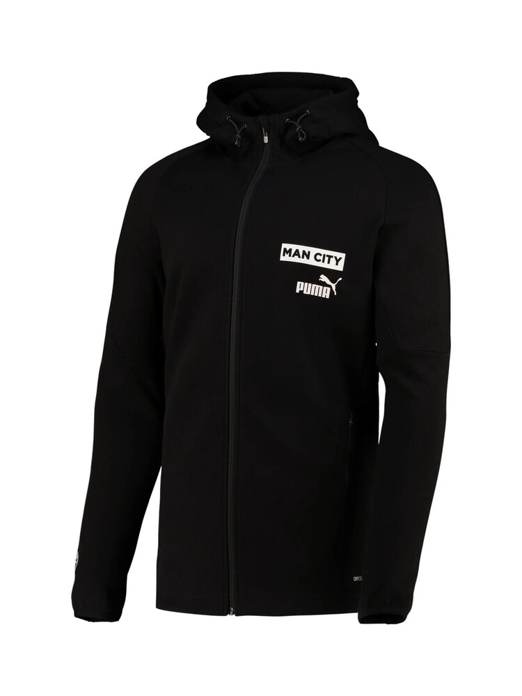 Puma Black Manchester City Casuals Hoodie Jacket - Image 2 of 3
