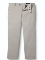 Charles Tyrwhitt Grey Slim Fit Washed Chinos Trousers - Image 5 of 6