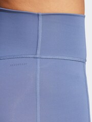 adidas Blue Optime Full-Length Leggings - Image 5 of 6
