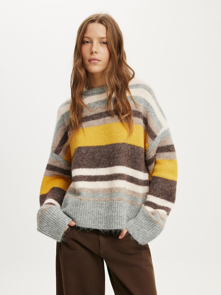 Suéter con cuello redondo Luxe de Cotton On - Imagen 2 de 4
