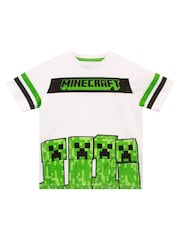 Character Green Minecraft Shorts and T-Shirt Set - Image 2 of 3