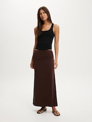 Cotton On Brown Honey Maxi Skirt - Image 1 of 4