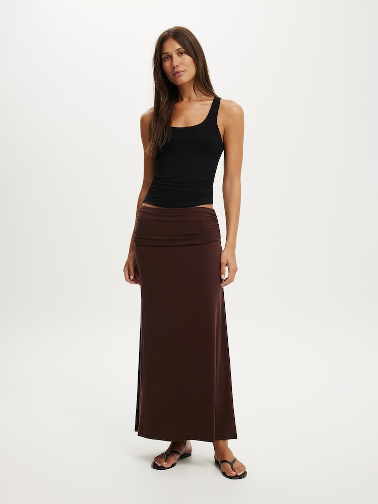 Cotton On Brown Honey Maxi Skirt - Image 1 of 4
