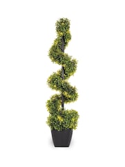 Premier Decorations Ltd Green Garden 92cm Swirly Lit Tree - Image 2 of 3