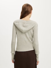 Cárdigan de punto con capucha Everfine de Cotton On - Imagen 3 de 4