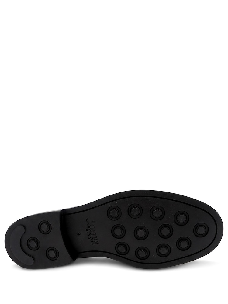 Jones Bootmaker Black Quavon Leather Tasselled Loafers - Image 6 of 6 Jones Bootmaker Black Quavon Leather Tasselled Loafers - Image 6 of 6