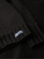 Superdry Black Essential Mock Neck Jumper - Image 5 of 5