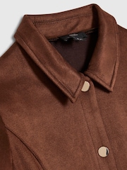 Платье-рубашка из искусственной замши с поясом River Island - Изображение 3 4