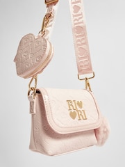River Island Pink Monogram Kendal Cross-Body Bag - Image 4 of 4