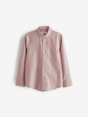 Pink Single Oxford Shirt (3-16yrs) - Image 3 of 5