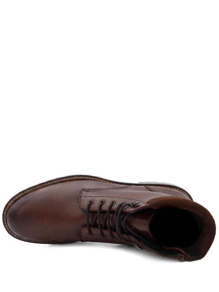 Jones Bootmaker Chestnut Brown Dalmazio Leather Lace Up Boots - Image 6 of 6 Jones Bootmaker Chestnut Brown Dalmazio Leather Lace Up Boots - Image 6 of 6