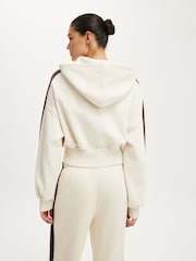 Cream - Cotton On Oversized Zip Through Hoodie - Bild 3 von 4