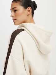 Cream - Cotton On Oversized Zip Through Hoodie - Bild 4 von 4