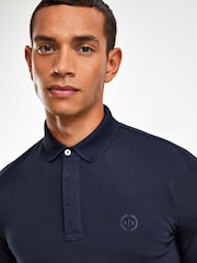 Armani Exchange Long Sleeve Polo Shirt - Image 3 of 6