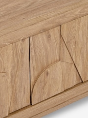 Dark Rowan Oak Effect TV Unit - Image 4 of 13