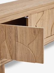 Dark Rowan Oak Effect TV Unit - Image 6 of 13