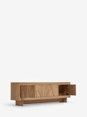 Dark Rowan Oak Effect TV Unit - Image 10 of 13