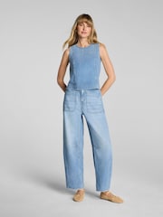 Spanx Authentic 360 Lightweight Utility Barrel Leg Jeans - 圖片 3/4