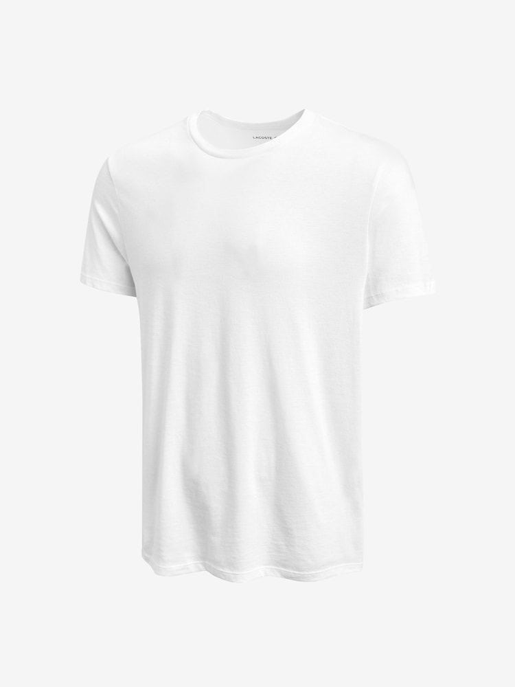 Alb - Set Lacoste 100% Cotton Tricou 3 - Image 5 of 8